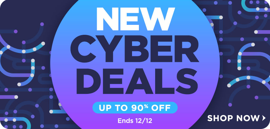 New Cyber Deals up to 90% off ends 12/12. Shop now.