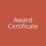 Award Certificate 