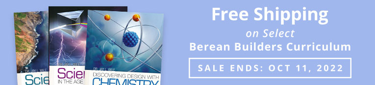 Free Shipping on Select Berean Builders Curriculum