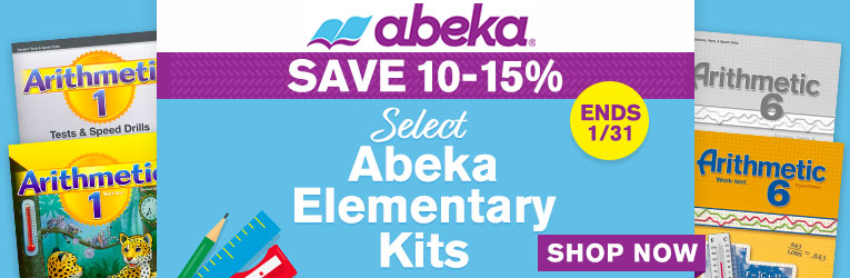 Abeka Kit Sale ends 1/31