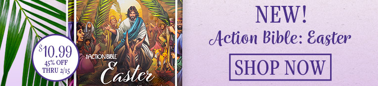 The Action Bible Easter: 45% off thru 2/15