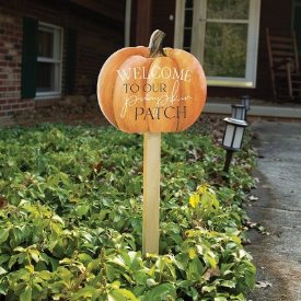 Pumpkin Yard Sign
