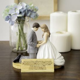 Bride & Groom Prayer Figurine
