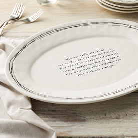 Feed On The Word Scripture on Tableware Rim Soup/Cereal Bowl ~ HGF383 