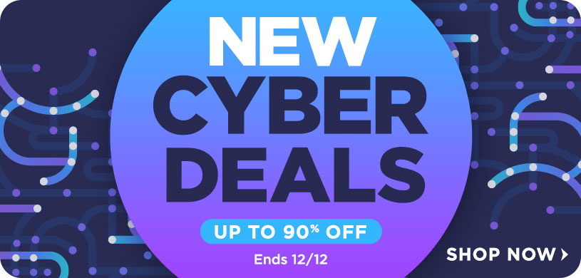 New Cyber Deals up to 90% off Ends 12/12