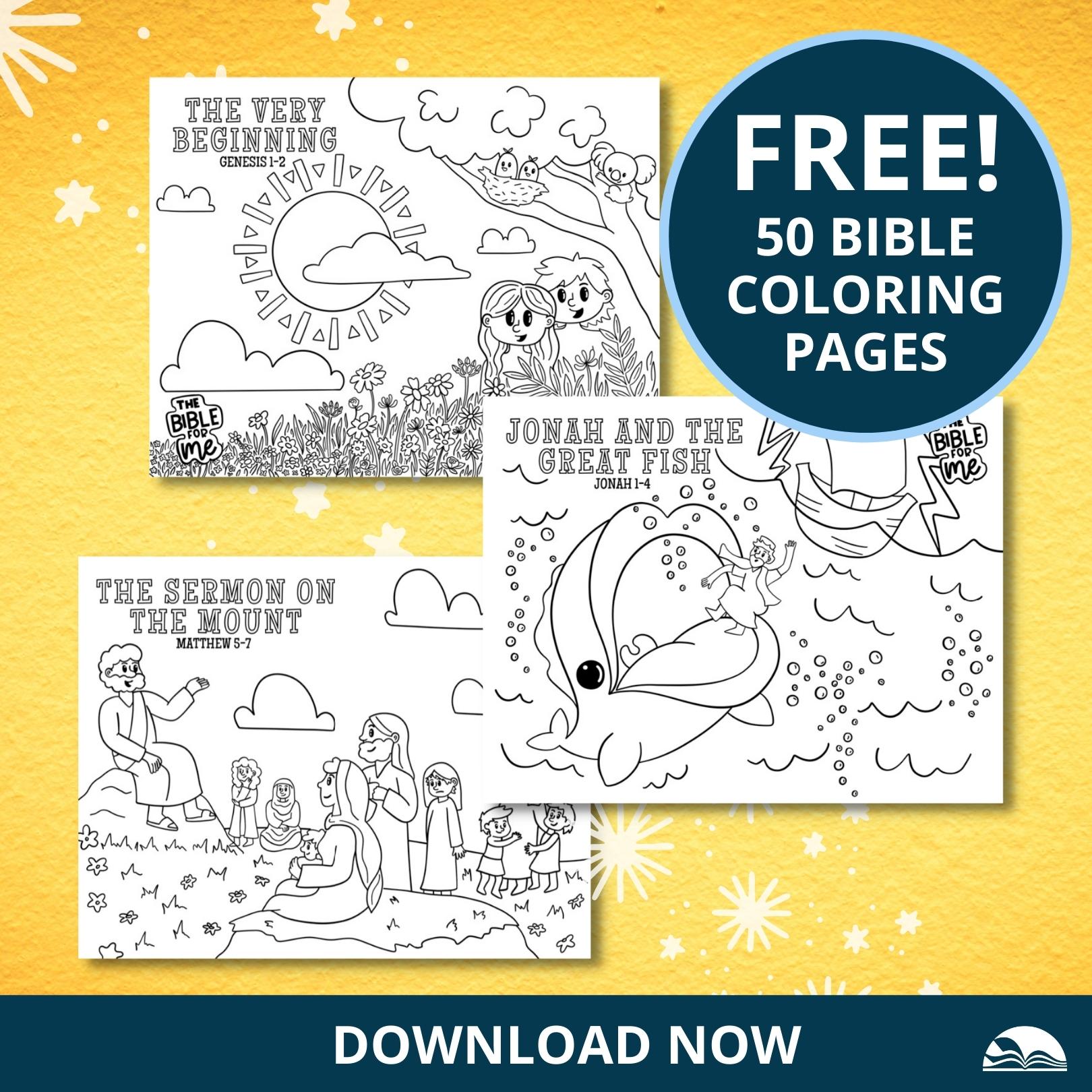 Bible For Me Coloring Pages