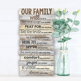 Our Family Will...