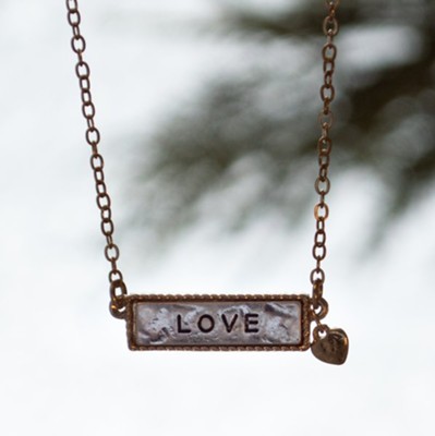 Love...Bar Necklace