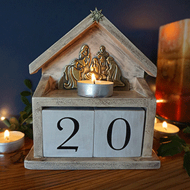 Advent Block Calendar Candle
