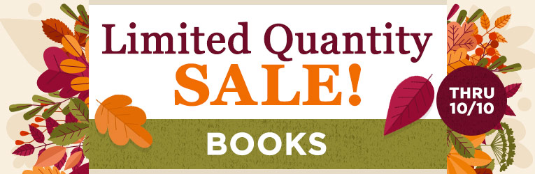 Limited Quantity Sale - Books - Thru 10/10
