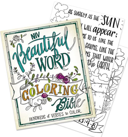 Beautiful Word Bible Coloring Pages