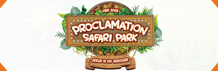 Proclamation Safari Park VBs Theme Logo Banner