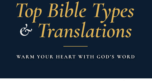 Top Bible Types & Translations