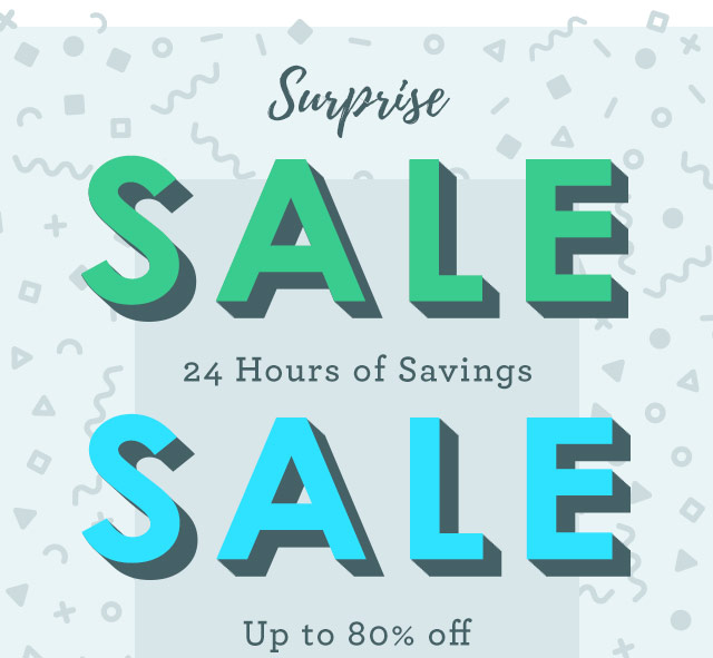 Surprise Sale 24 Hours of Savings