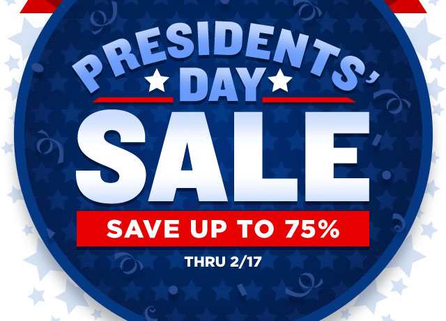 Presidents' Day Sale- 3 Days Left!