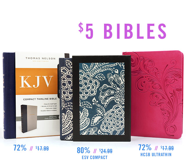 $5 BIBLES