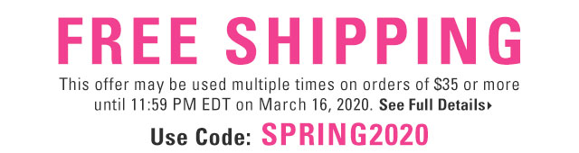 Free Shipping- Spring Super Sale