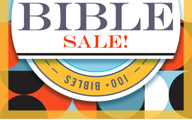 Bonus Bible Sale! 100+ Bibles