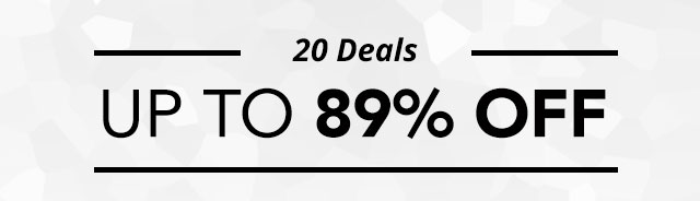 Up to 89% Off