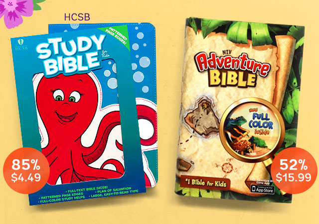 Pre-Summer Cyber Sale Bibles- Up to 86% Off