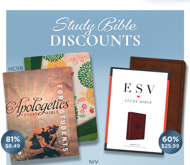 Study Bible Discounts