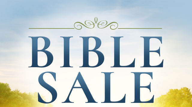 Bible Sale- 120 Unique Deals Up to 77% Off thru 5/19