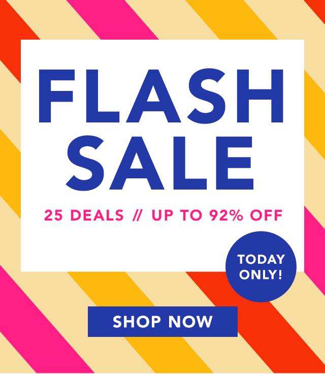 FLASH SALE TODAY ONLY!