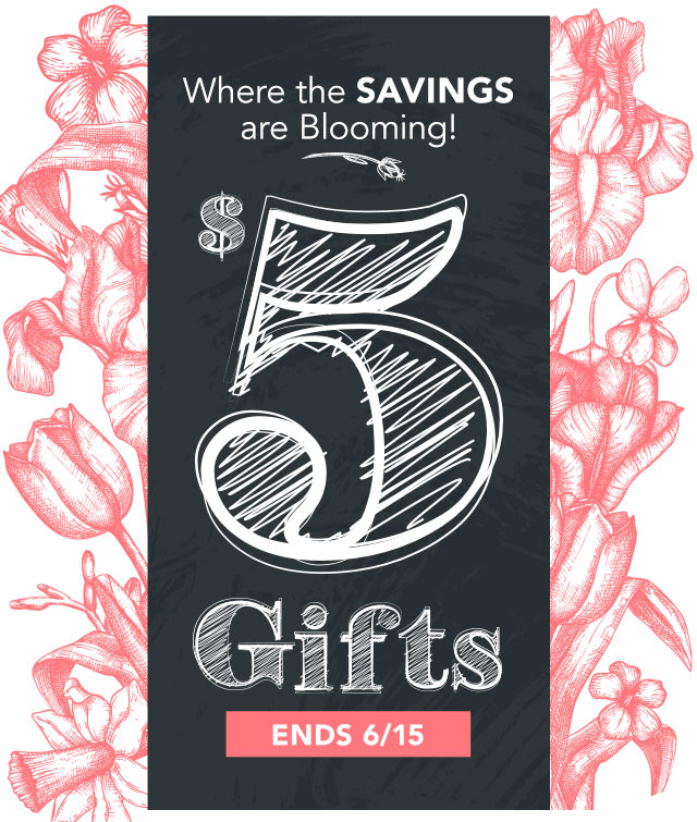 $5 Gifts - Ends June 15