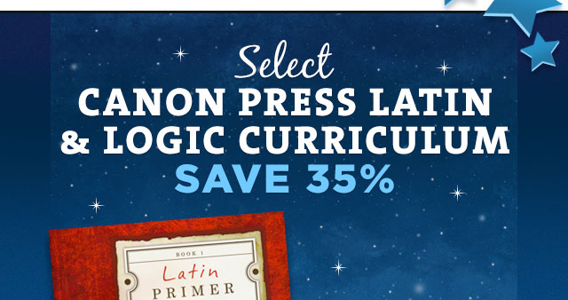 Select Canon Press Latin & Logic Curriculum- Save 35%