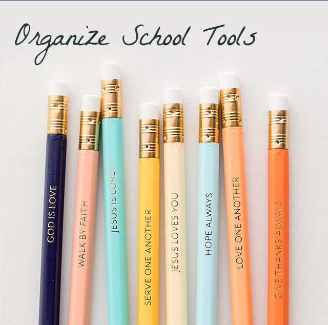 Organize School Tools