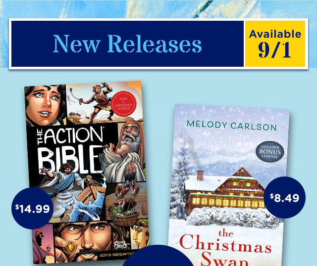 New Releases! Available 9/1