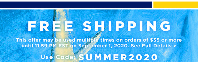 Free Shipping Use code: SUMMER2020