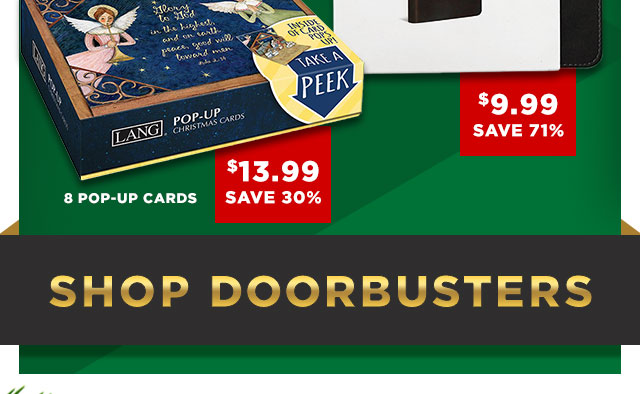 SHOP DOORBUSTERS>