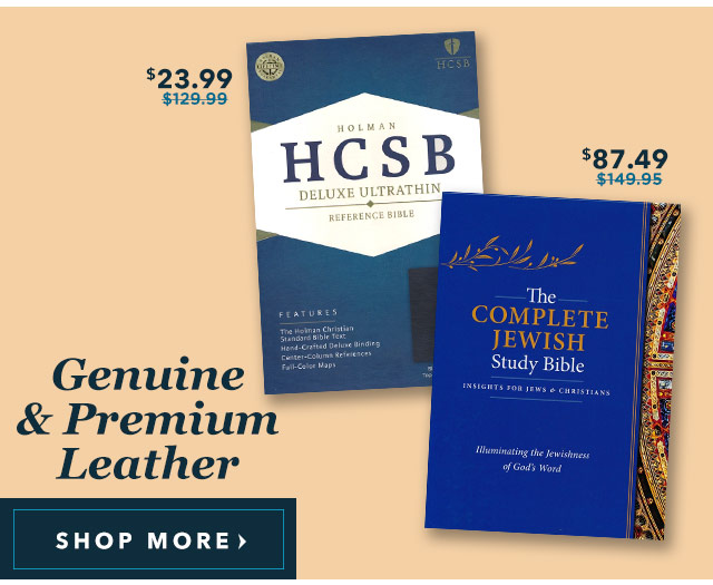 Genuine & Premium Leather Bibles