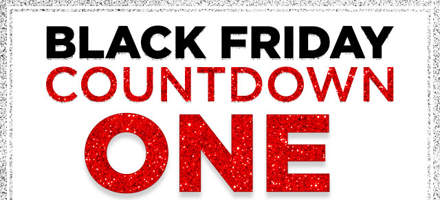 Black Friday Countdown One Day Sale