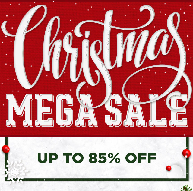 Christmas Mega Sale Ends Tomorrow