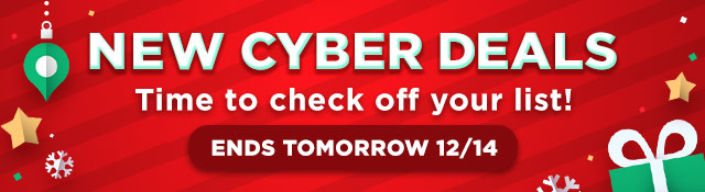 New Cyber Deals, Ends Tomorrow
