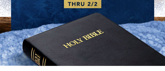 Mid-Winter Bible Sale Ends Tomorrow - Thousands of Low Prices