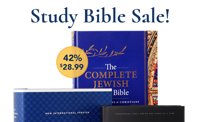 Study Bible Sale!