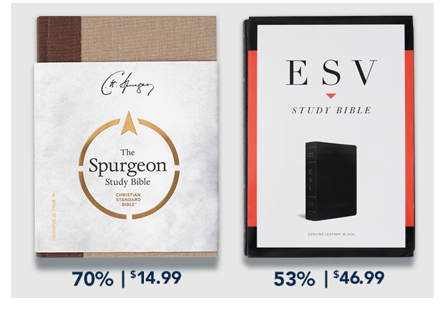 Study Bible Sale!