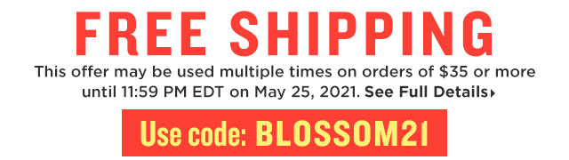 Free Shipping - Spring Cyber Sale