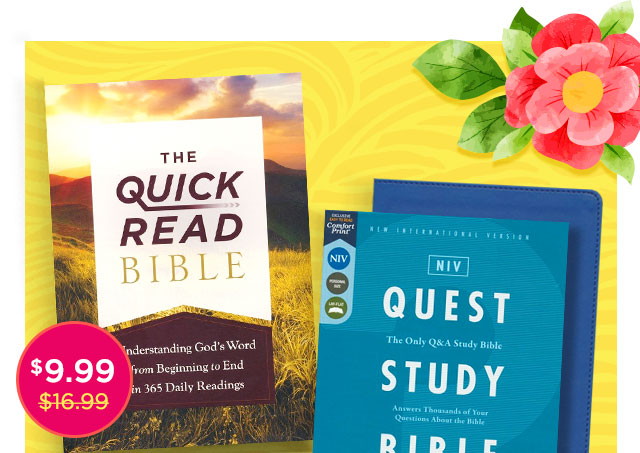 Spring Cyber Sale - Bibles