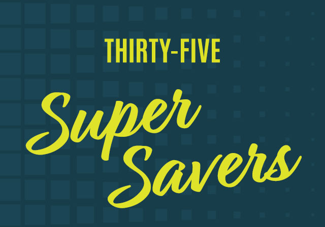 Super Savers - Up to 91 Percent Off