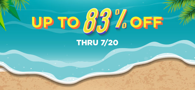 Up to 83% Off