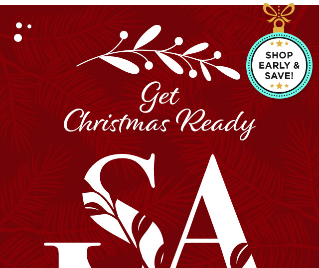 Get Christmas Ready Sale