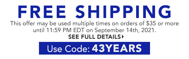 Free Shipping - Anniversary Sale