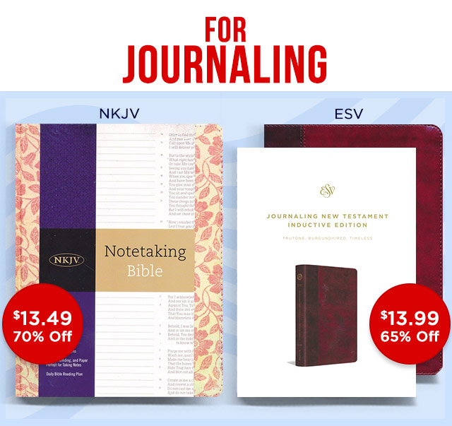 FOR JOURNALING NKJV ESV Notetaking $13.99 1 65% Off 