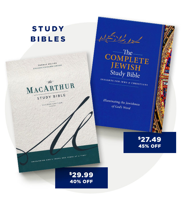  STUDY BIBLES L el $29.99 40% OFF 