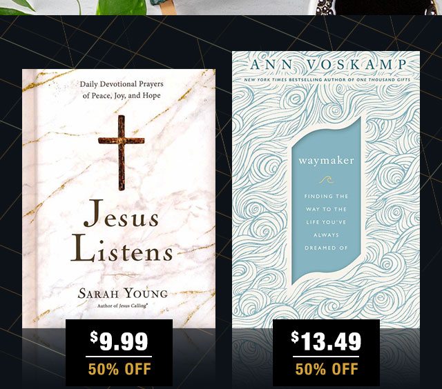 A-NNHVO SIKA'M P. Jesus Listens SaraH YOUNG s9.99 VT 50% OFF 50% OFF 