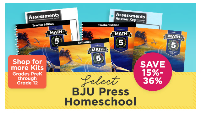 Select BJU Press Homeschool _ Save 15%-36%